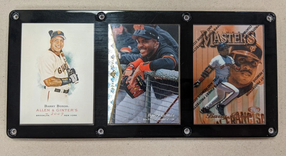 PLACA DE 3 CARTAS BARRY BONDS GIGANTES DE SAN FRANCISCO  Foto 1 de 1