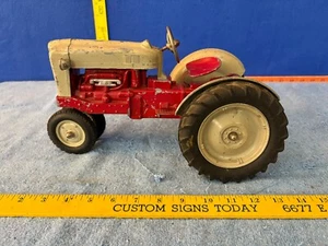 Hubley Kiddie Toy Vintage Red & Grey Ford Tractor - Picture 1 of 15