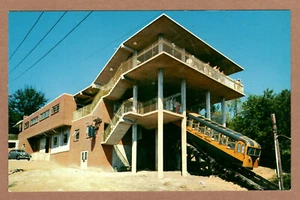 Nuova stazione inclinabile vecchia auto vertice belvedere montagna Chattanooga TN UNP cartolina - Foto 1 di 2