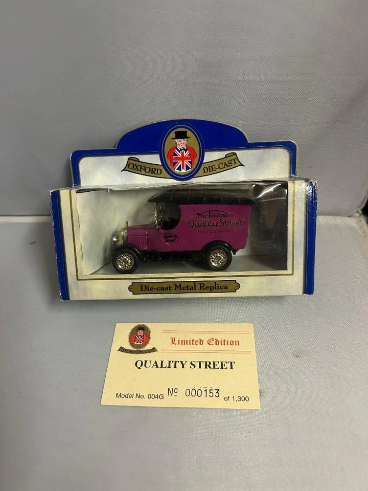 OXFORD DIECAST MODEL VAN "QUALITY STREET" LIMITED EDITION NO 153 VERY RARE MODEL - Image 1 of 1