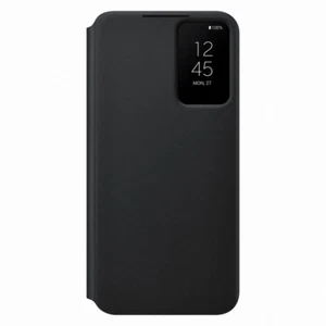 Samsung Custodia originale Clear View Cover Galaxy S22 Plus S906 Nero - Afbeelding 1 van 2