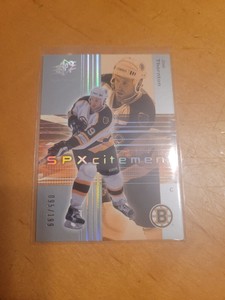 2002-03 SPx Spectrum Silver #80 Joe Thornton Boston Bruins 095/199