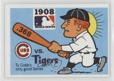 1971 Fleer Laughlin World Series Ty Cobb 1908 Chicago Cubs vs Detroit Tigers HOF
