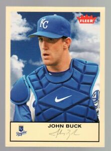 2005 Fleer John Buck Baseball Card Kansas City Royals