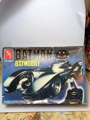 1989 Batman Batmobile Amt Kit di Costruzione 6877 Foto 1 de 2