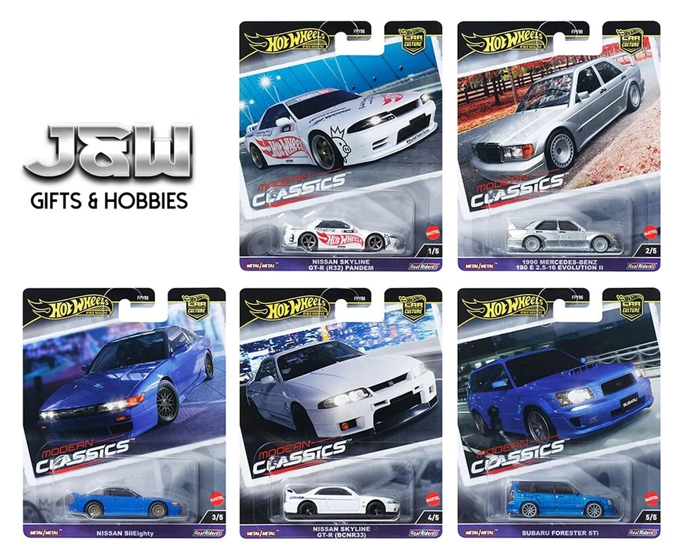 Hot Wheels Car Culture 2024 E case Set of 5 Cars Modern Classics FPY86-961E 1/64 - Image 1 of 1