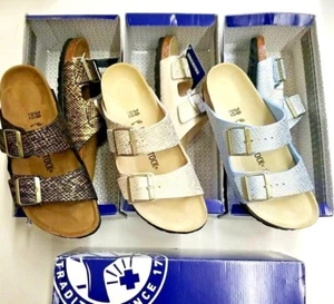 Birkenstock Arizona GLÄNZENDE PYTHON Pantoletten SCHMALE Sandalen GRÖSSE & FARBE WÄHLEN neu! - Bild 1 von 14