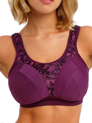 Freya Active Sports Bra Dynamic Soft Cup Racerback Comfort Straps Gym Sportswear - Image 1 of 2