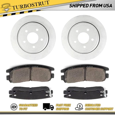 Rotores de freno traseros OE Pastilla de freno para 1992 1993 1995-1999 Buick Riviera 3,8 L Foto 1 de 4
