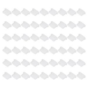 0.6 Inch USB Type A Dust Plug, 60 Pcs Anti Dust Plug Cover Female End, Clear - Photo 1 sur 6