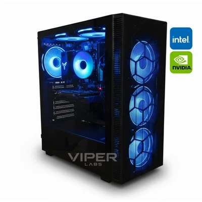 Gaming PC Intel i7 NVIDIA RTX 3050 5060 32GB DDR4 1TB SSD Windows 11 WiFi White - Image 1 of 2