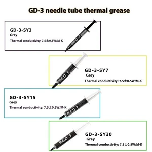 1 Piece GD-3 Thermal Paste Performance Thermal Conductive Grease Paste 7.5 W/ Qo - Zdjęcie 1 z 22