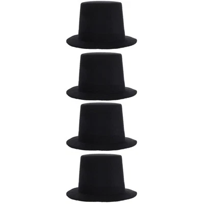  2 Count Doll Clothes and Accessories Miniature Felt Hats Top for Dolls - Image 1 of 4