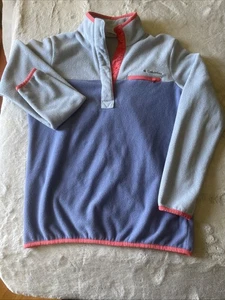 COLUMBIA FLEECE JACKET BLUE ORANGE NIGEL EBTEK CABOURN Size Small - Picture 1 of 7