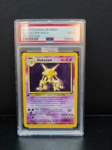 1999 POKEMON SPANISH 1ST EDITION #1 ALAKAZAM-HOLO PSA 6 - Picture 1 of 1