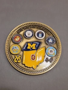 RARE 2025 UNIVERSITY OF MICHIGAN VETERAN OF THE GAME COIN - Picture 1 of 9