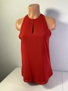 Blusa/top rojo oscuro NAKED ZEBRA. Talla pequeña. NUEVO. - Imagen 1 de 6