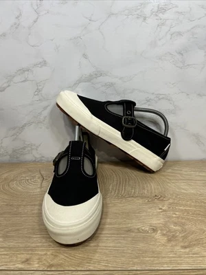Vans Style 93 Mary Jane Women Black White Canvas Buckle Shoes Size 6.5 New - Image 1 of 4