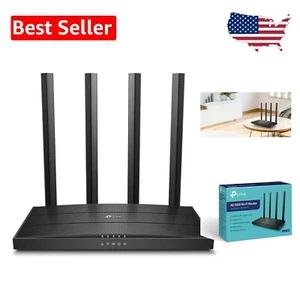 Compact Gigabit Wireless Router with Beamforming - Ideal for Gaming & Home - Picture 1 of 11