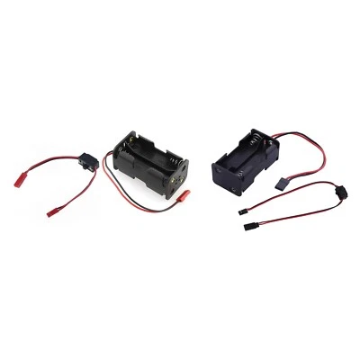 JST Plug Receiver Battery Pack Case Box Holder 4 x AA RC Nitro Car + JST Switch - Image 1 of 4