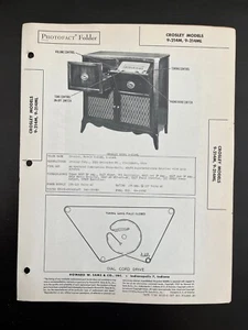 SAMS PHOTOFACT SERVICE MANUAL 65-6 CROSLEY RADIO MODELS 9-214M 9-214ML - Picture 1 of 1