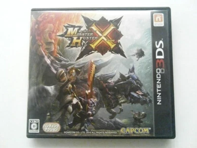 NIintendo 3DS Japanese Edition  Monster Hunter X(Cross) w/Case Instruction Japan - Image 1 of 4