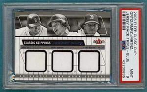 2005 Fleer Classic David Oritz/Ramirez/Pedro Martinez Game Used Jersey PSA 9! - Picture 1 of 2