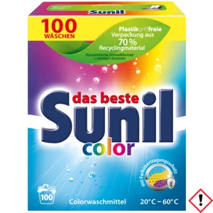 Sunil Color Polvo Detergente Para Ropa Con Poder Activo Quitamanchas 100WL - Imagen 1 de 1