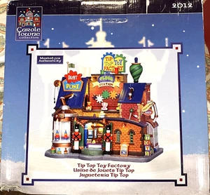 New in Box, Lemax Tip Top Toy Factory Christmas Village Lights and Music 2012 - Picture 1 of 6