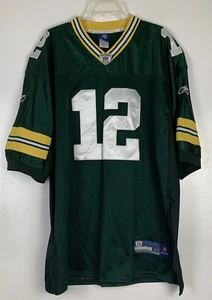 Aaron Rodgers Green Bay Packers Jersey 12 Size 54 Reebok NFL Equipment On Field - Picture 1 of 13
