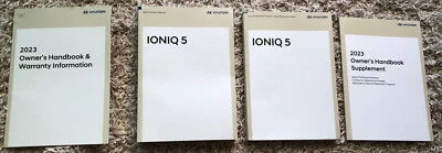 2023 23 OEM HYUNDAI IONIQ 5 User Owners Complete Manual Set with Navigation - Image 1 of 4