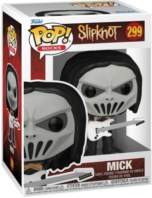 Funko POP! Rocks: Slipknot -Mick with Guitar Figure #299 + Protector - Image 1 of 4