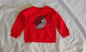 NBA Kinder Jungen Portland Trailblazers kuscheliger Langarm roter Pullover rot S-4 - Bild 1 von 12