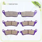 Front And Rear Brake Pads For Victory Arlen Ness Vision 2009-2012 Carbon Fiber