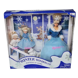 VINTAGE 1999 KID KORE WINTER WONDERLAND SISTERS AT HOME ORIGINAL BOX NOS NEW - Picture 1 of 11