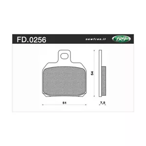 Newfren Rear Brake Pads for Ducati 800 SS 2003-2006 >Tour Organic - Picture 1 of 1