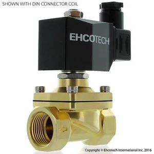 3/4" NPT Brass Solenoid Valve 12V 12VDC Water Air Gas Normally Open N/O - Picture 1 of 3