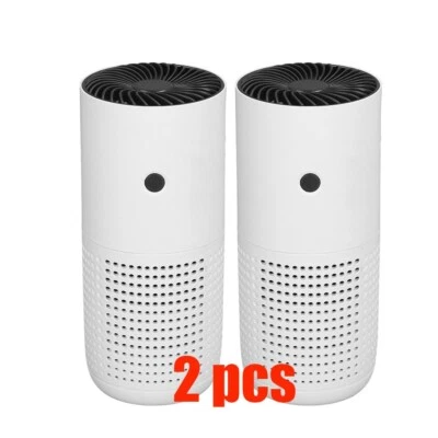 2pcs -Car Air Purifier,Portable Ionic Air Purifiers,USB Power Supply,Remove Dust - Image 1 of 4