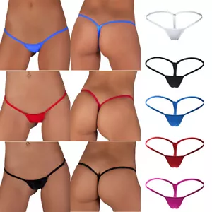 Mini Bikini Da Donna Micro Perizoma Intimo Solido T-Back Mutandine Lingerie ▼ - Zdjęcie 1 z 21