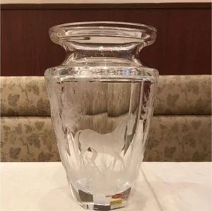 Moser Blumenvase Pferd UNBENUTZT - Bild 1 von 4