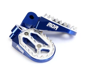 Kawasaki KX 250 2005 - 2007 Wide Foot Peg Foot Rest Pro Bite MDR Hardware Blue - Picture 1 of 2