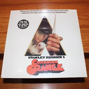 new sealed 1990 CLOCKWORK ORANGE Extended Play Widescreen Laserdisc LD Kubrick - Picture 1 of 7