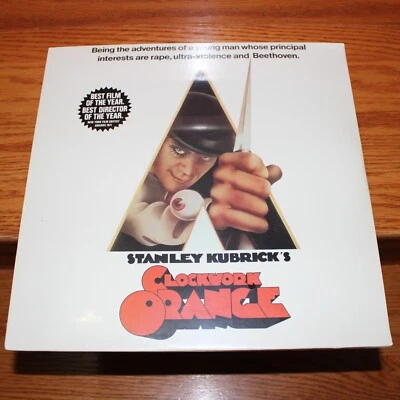 new sealed 1990 CLOCKWORK ORANGE Extended Play Widescreen Laserdisc LD Kubrick - Image 1 of 4