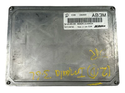 Chevrolet Impala 2012-2016 ecm ecu computador 12663029 **probado** Foto 1 de 3