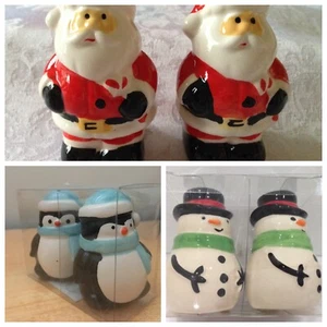 Christmas Character Salt Shakers-Holiday Decoration-Table Decoration - Picture 1 of 10