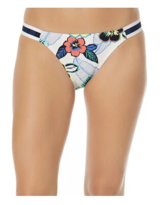 X-LARGE | EE. UU. POLO ASSN. PALM BEACH SIDE BIKINI PARTE INFERIOR - BLANCO FLORAL Foto 1 de 4