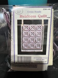 Heirloom Quilt -  Cross Roads - Cross My Heart cross stitch kit - read notes