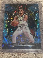 2022-23 Panini Select Concourse Light Blue Disco Prizm /99 Tyrese Haliburton #20