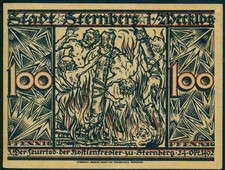 RAREST GERMAN ANTISEMITIC NOTGELD SET! JEWS BURNED AT STAKE FOR HOST DESECRATION
