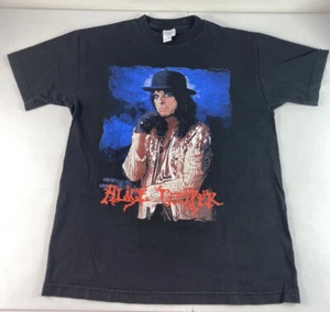 2006 Vtg Alice Cooper Tour T Shirt Rock Sz M Double Sided Black - Picture 1 of 7